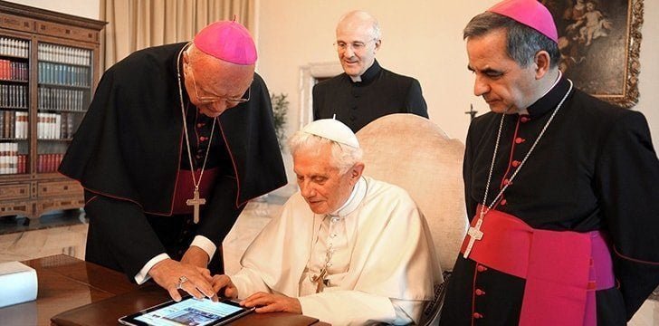According to the Vatican, you're a better person if you follow the Pope on Twitter.