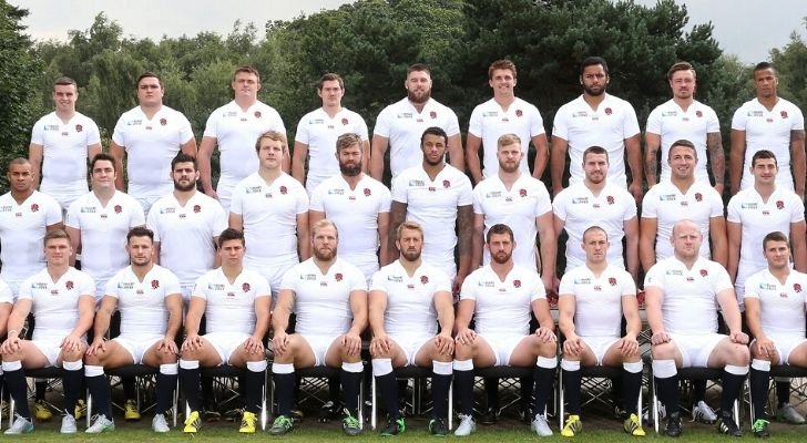 An English rugby team