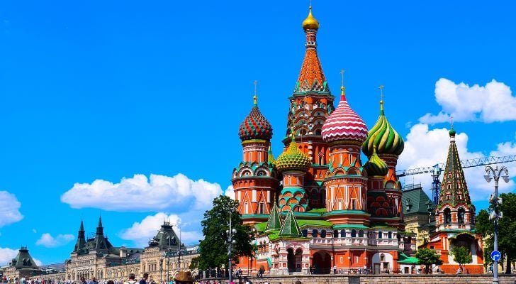 St. Basil's Cathedral in Moscow, Russia