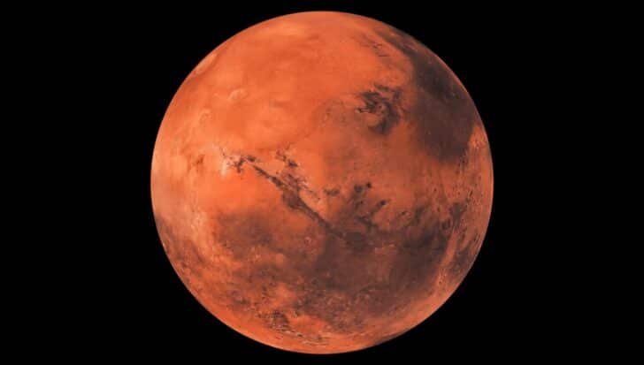 Mars, the planet where the largest volcano in our solar system, Olympus Mons, is located