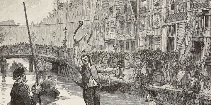 The Weird History of the Amsterdam Eel Riots